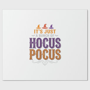 Vintage Hocus Pocus Halloween-Schriftzug Design_1 Geschenkpapier