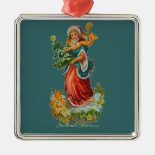 Vintage-Hoffnung-Christbaumschmuck Ornament Aus Metall