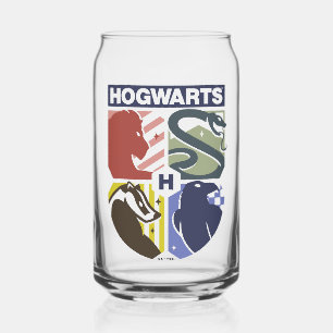 Vintage HOGWARTS™ gestempeltes Wappen Dosenglas