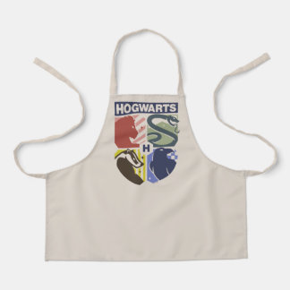 Vintage HOGWARTS™ gestempeltes Wappen Schürze