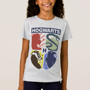 Vintage HOGWARTS™ gestempeltes Wappen T-Shirt