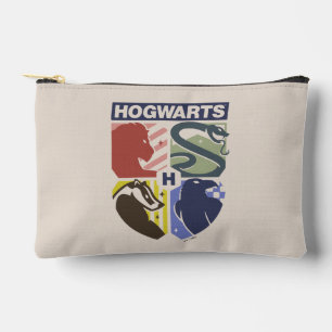 Vintage HOGWARTS™ gestempeltes Wappen Zubehörtasche