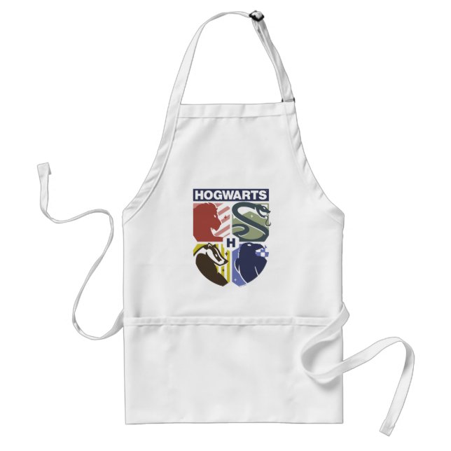 Vintage HOGWARTS™ Stamped Crest Schürze (Vorne)