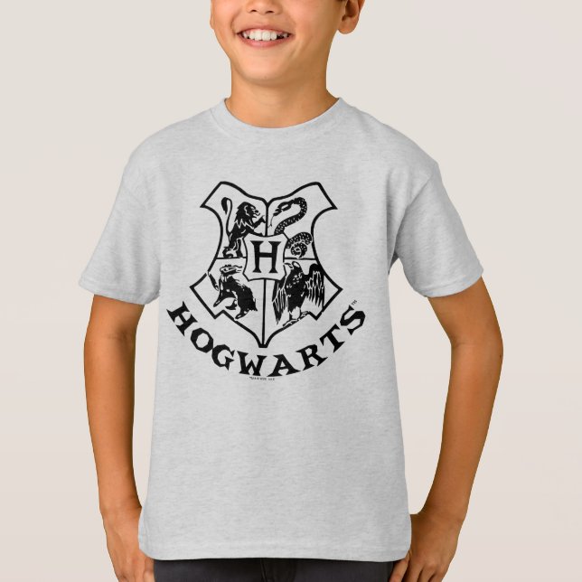 Vintage HOGWARTS™-Wappen T-Shirt (Vorderseite)