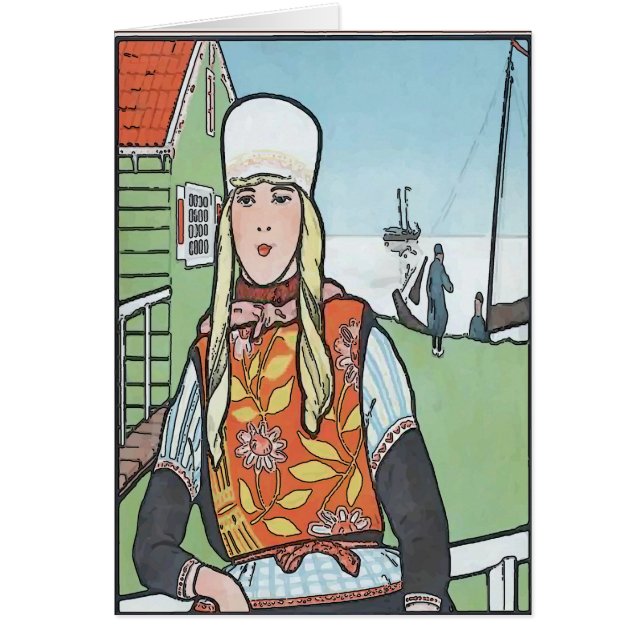 Vintage Holländische Girl (Vorne)