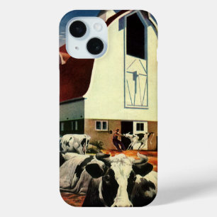 Vintage Holstein Milchkühe im Milchwirtschaftssekt Case-Mate iPhone Hülle
