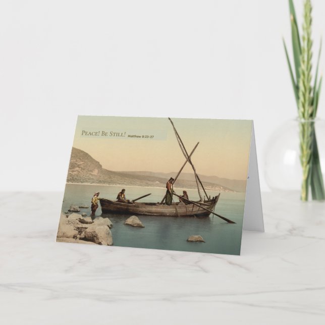 Vintage Holy Land Bible Christmas Card Karte (Vorderseite)