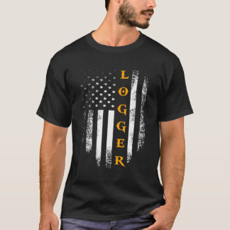 Vintage-Holzfäller-Amerikanische-USA-Flagge-Zimmer T-Shirt