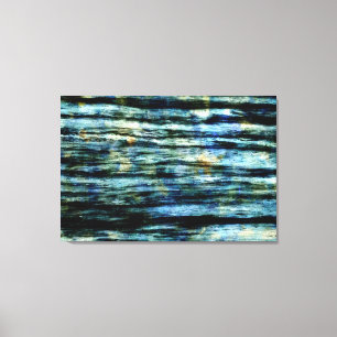 Vintage Holzkunst Leinwanddruck