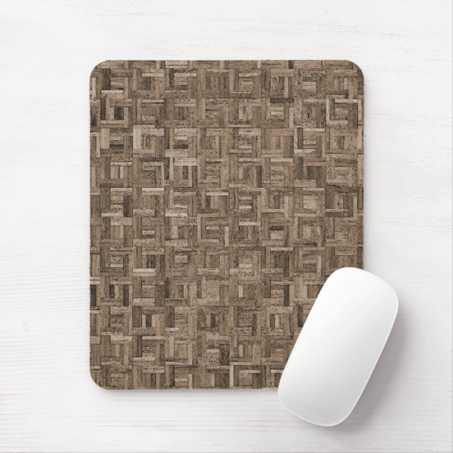 Vintage Holzmousepad Mousepad (Mit Mouse)