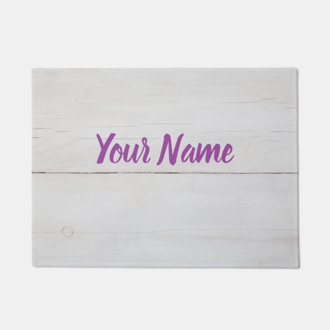 Vintage Holzstruktur als Hintergrund Fußmatte (Vorderseite)