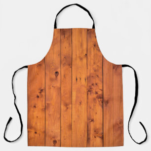 Vintage Holzstruktur Schürze