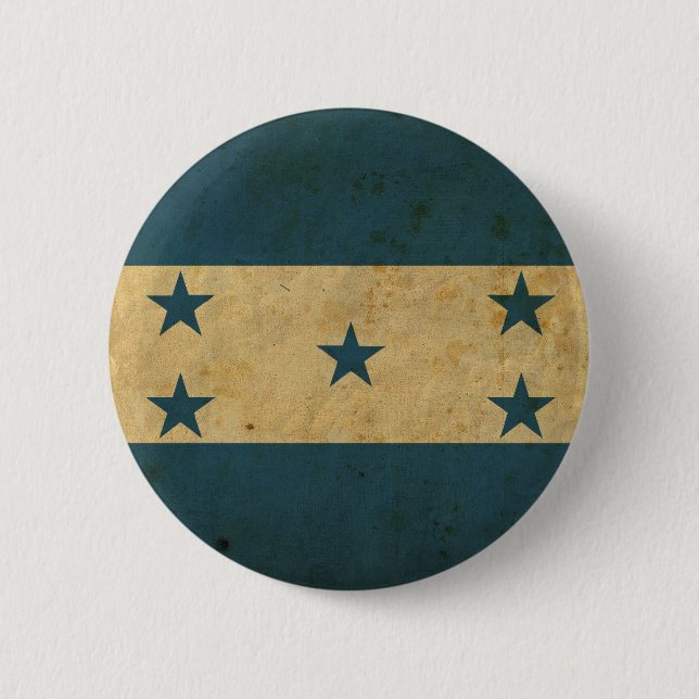 Vintage Honduras-Flagge Button (Vorderseite)