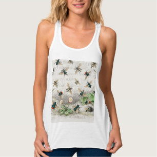 Vintage-Honigbiene- Königin-Biene-Entomologie-Bota Tank Top