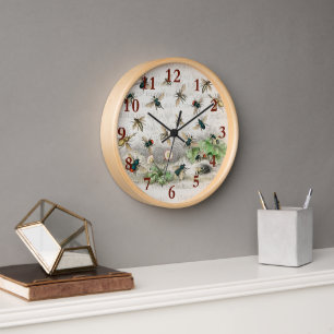 Vintage-Honigbiene- Königin-Biene-Entomologie-Bota Uhr