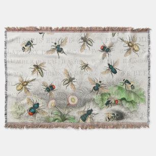 Vintage Honigbiene Königin Biene Entomologie Botan Decke
