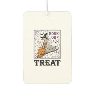 Vintage Honk Or Treat Hexen-Gans Halloween-Shirt_ Autolufterfrischer