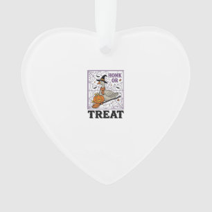 Vintage Honk Or Treat Hexen-Gans Halloween-Shirt_ Ornament