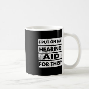 Vintage Hörgeschädigtes Gehörloses Bewusstsein ASL Kaffeetasse