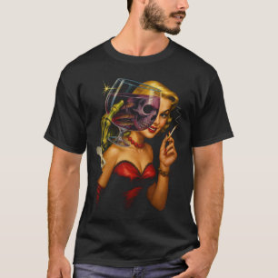 Vintage-Horror-Comic-Art Herren-Shirt T-Shirt