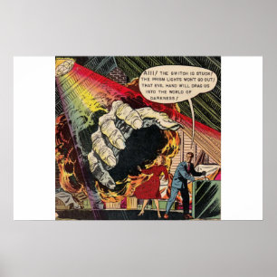 Vintage Horror Comicen im goldenen Zeitalter, beän Poster