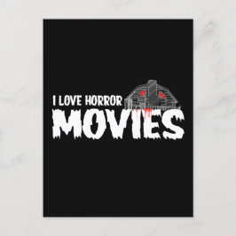 Vintage Horror Filmkunst Postkarte