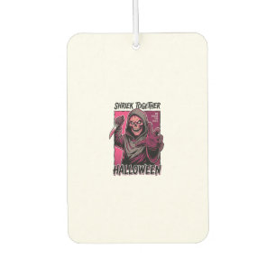 Vintage-Horror-Shirt mit graviertem Slasher-Hallow Autolufterfrischer
