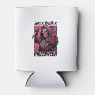 Vintage-Horror-Shirt mit graviertem Slasher-Hallow Dosenkühler