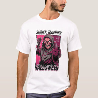 Vintage-Horror-Shirt mit graviertem Slasher-Hallow T-Shirt
