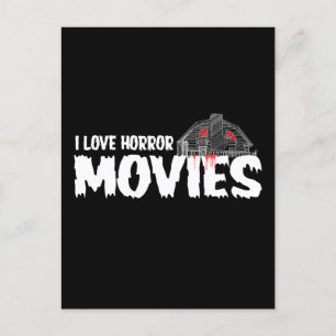 Vintage-Horrorfilm-Kunst Postkarte