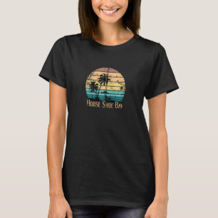 Vintage Horseshoe Bay Bermuda Beach Souvenir Dist T-Shirt