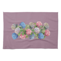 Vintage Hortensien-Blumenmuster
