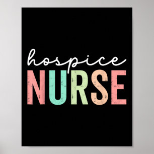Vintage Hospiz Krankenschwester Würdigungswoche Kr Poster