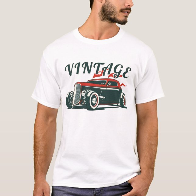 Vintage Hot Rod T-Shirt (Vorderseite)
