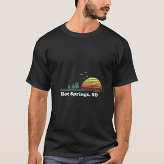 Vintage Hot Springs South Dakota Zuhause Souvenir  T-Shirt