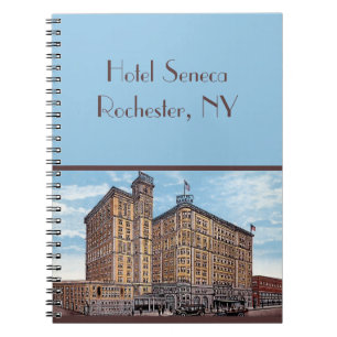 Vintage Hotel Seneca Notizbuch Notizblock