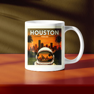Vintage Houston Texas Kaffeetasse