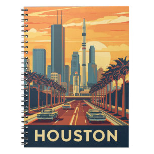 Vintage Houston Weltraum Notizblock