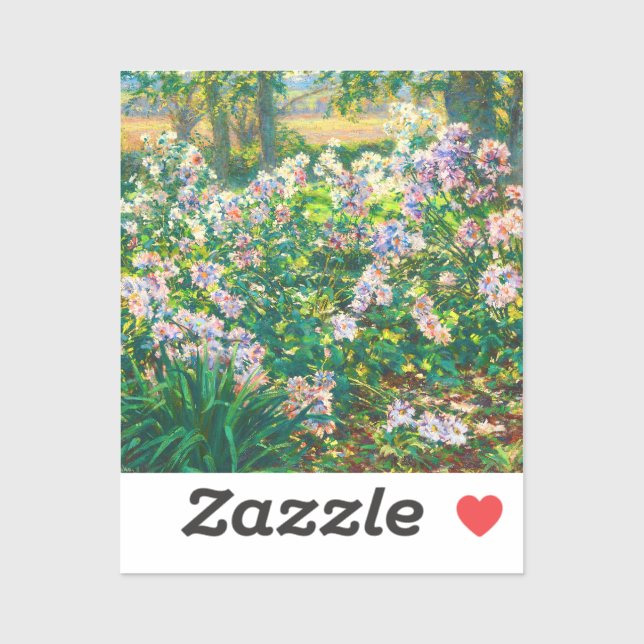 Vintage hübsche Blume Windblumenillustrierung Aufkleber (Blatt)