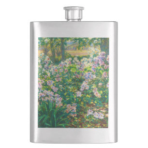 Vintage hübsche Blume Windblumenillustrierung Flachmann