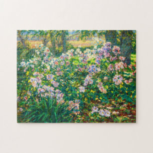 Vintage hübsche Blume Windblumenillustrierung Puzzle