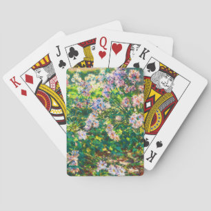 Vintage hübsche Blume Windblumenillustrierung Spielkarten