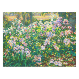 Vintage hübsche Blume Windblumenillustrierung Tischdecke