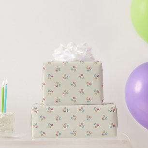 Vintage Hübsche Creme Geschenkpapier