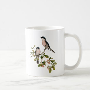 Vintage hübsche Vögel auf einem Ast Tasse