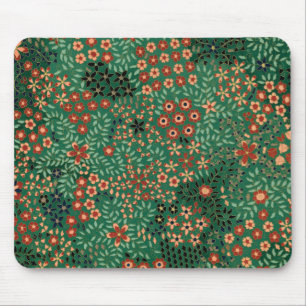 Vintage hübsches japanisches Blumenmuster Mousepad