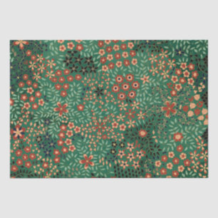Vintage hübsches japanisches Blumenmuster Seidenpapier