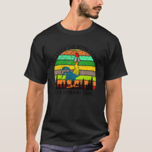 Vintage Huhn Halte Den Unsinn Auf Ein Minimum Ba T-Shirt