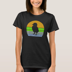 Vintage-Huhn Retro-Küken-Silhouette Farmtier T-Shirt