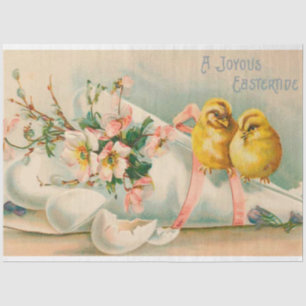 Vintage Hühner Ostern Urlaub Seidenpapier